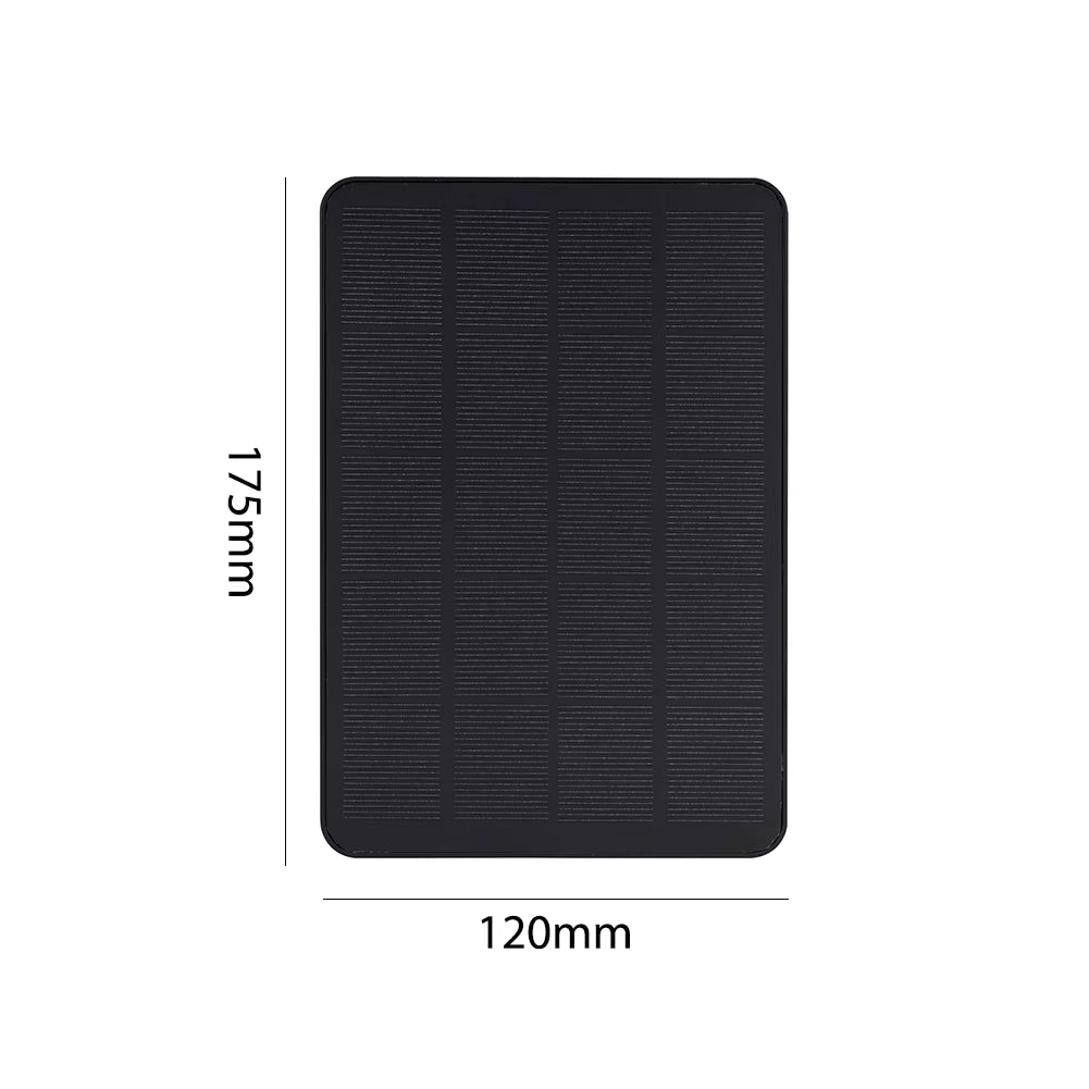 10W Solar Panel Solar Battery Charger 5V Micro USB Charging for IP Surveillance Camera for Arlo Camera/Eufy Wireless Doorbell